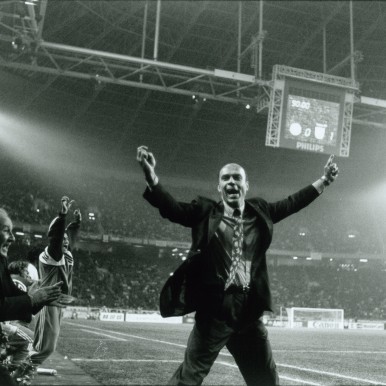 1996-09-25  CHRISTIAN GROSS BEJUBELT DEN GC-SIEG GEGEN AJAX AMSTERDAM, Arena, Amsterdam